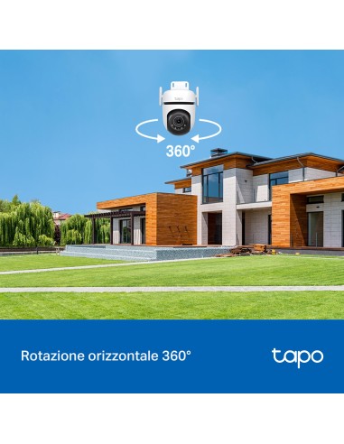 TPLINK TAPO TC42 IP CAM WIFI/LAN 2K PER ESTERNO IP65 VISIONE NOTTURNA