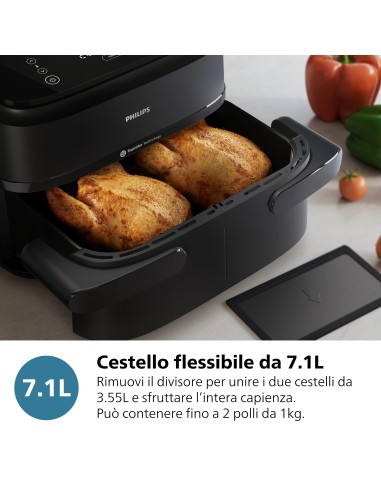 PHILIPS NA150/00 FRIGGITRICE AD    ARIA 7,1LT 6PROG. DISPLAY DIGITALE