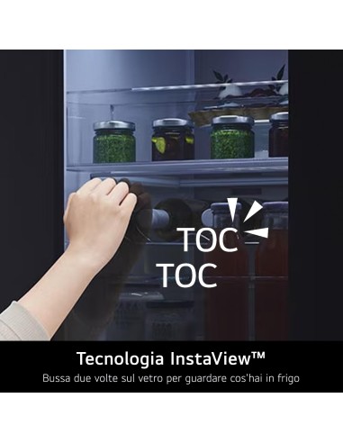 LG GMV860EPDE FRIGO 4PORTE E 530LT NF MATTE BLACK H179 L83 INSTAVIEW