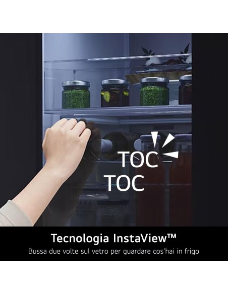 LG GMV860EPDE FRIGO 4PORTE E 530LT NF MATTE BLACK H179 L83 INSTAVIEW