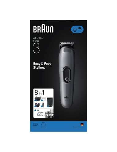 BRAUN MGKAIO3540 MULTIGROOMING KIT