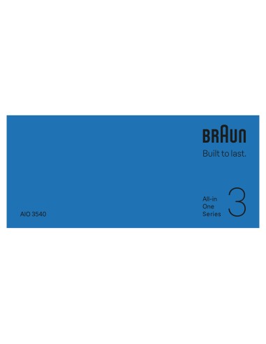 BRAUN MGKAIO3540 MULTIGROOMING KIT