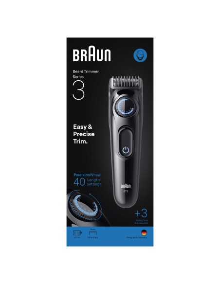 BRAUN BT3520 REGOLABARBA BEARD     TRIMMER