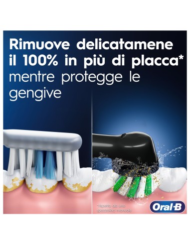 ORAL B POWER PRO1 DUOPACK RIMOTORE PLACCA BLU E NERO