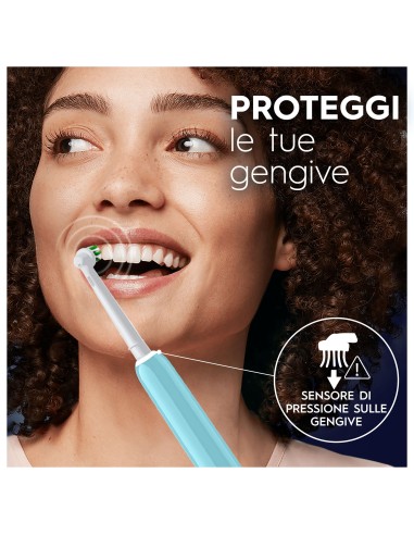ORAL B POWER PRO1 DUOPACK RIMOTORE PLACCA BLU E NERO