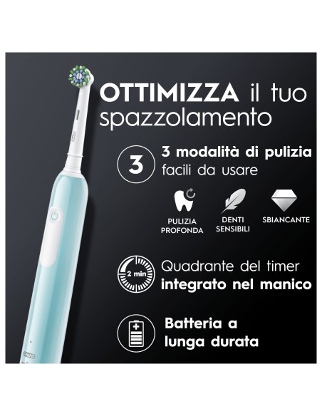 ORAL B POWER PRO1 DUOPACK RIMOTORE PLACCA BLU E NERO
