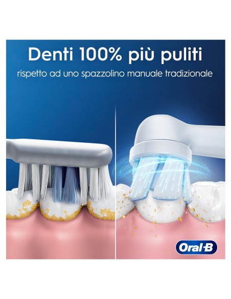 ORAL B POWER IO2 VERDE RIMOTORE DI PLACCA + 1 TESTINA DI RICAMBIO
