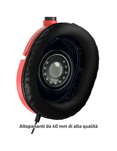 TBEACH CUFFIA WIRED RECON 50 SWITCH