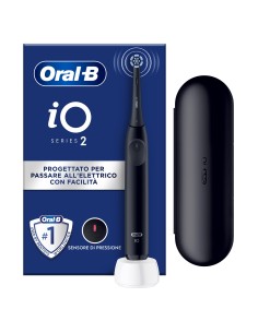 ORAL B POWER IO2 NERO RIMOTORE PLACCA + 1 TESTINA DI RICAMBIO