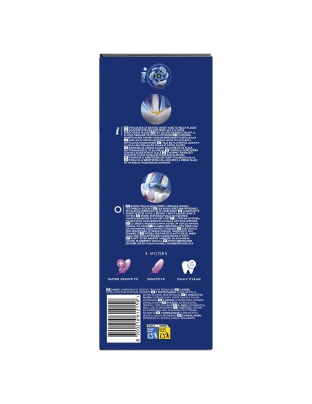 ORAL B POWER IO2 NERO RIMOTORE PLACCA + 1 TESTINA DI RICAMBIO