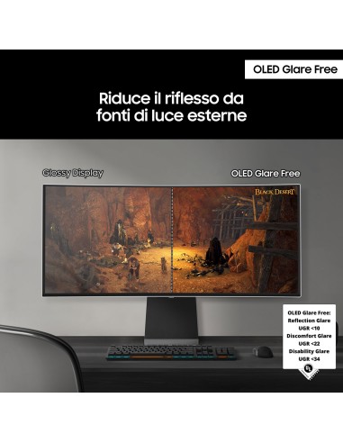 SAMSUNG ODYSSEY G8 OLED MONITOR 34"3440*1440/175HZ/0.03MS/SMART