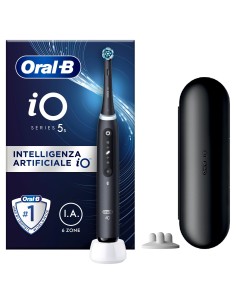 ORAL B POWER IO5S BLACK RIMOTORE DI PLACCA