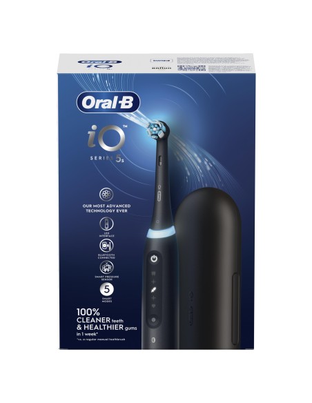 ORAL B POWER IO5S BLACK RIMOTORE DI PLACCA