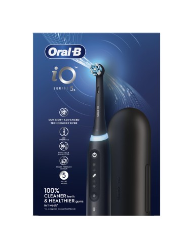 ORAL B POWER IO5S BLACK RIMOTORE DI PLACCA