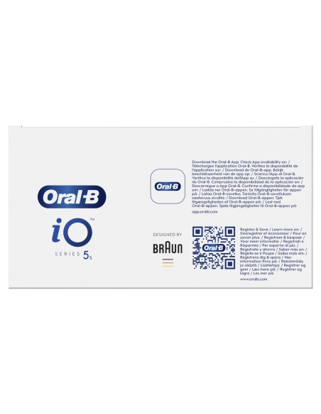 ORAL B POWER IO5S BLACK RIMOTORE DI PLACCA