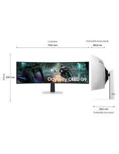 SAMSUNG ODYSSEY G9 OLED MONITOR 49"144HZ/0,03MS/HDR/CURVED/GAMING 2