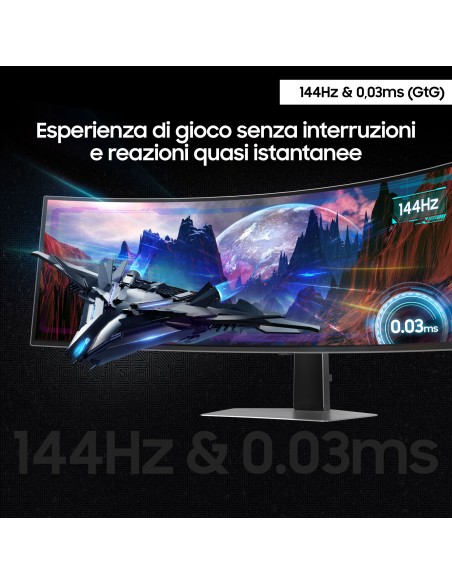 SAMSUNG ODYSSEY G9 OLED MONITOR 49"144HZ/0,03MS/HDR/CURVED/GAMING