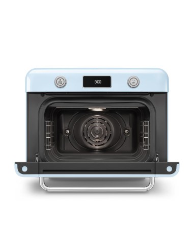 SMEG COF01PBEU FORNO COMBINATO A VAPORE 30 LT 10F GRILL AZZURRO