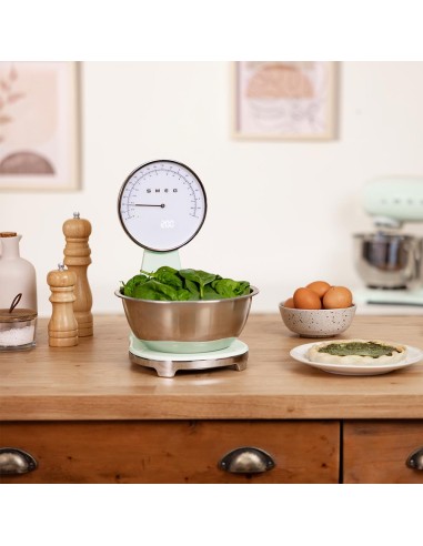 SMEG KSF01PGWW BILANCIA DA CUCINA  VERDE PASTELLO