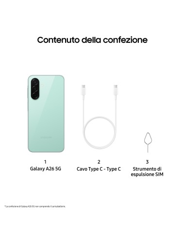 SAMSUNG A26 5G MINT 8/256GB        SM-A266BLGCEUE