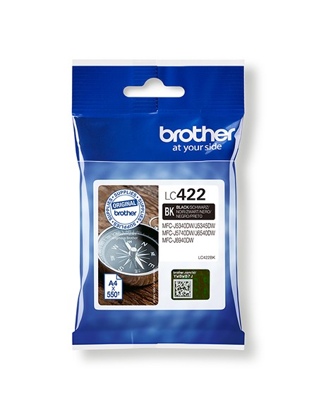 BROTHER LC422BK NERO CARTUCCIA     MFC-J5340DWE/MFC-J6540DWE