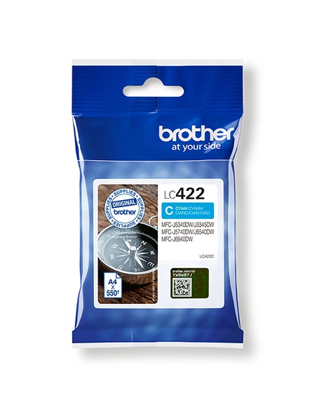 BROTHER LC422C CIANO CARTUCCIA     MFC-J5340DWE/MFC-J6540DWE