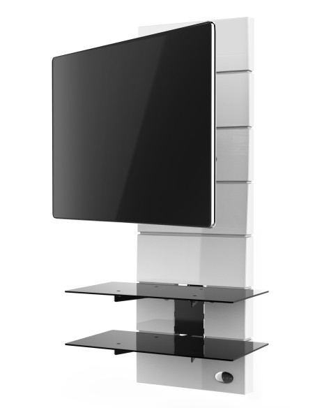 MELICONI GHOST DESIGN 3000 ROTATION BIANCO PARETE ATTREZZATA
