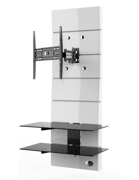 MELICONI GHOST DESIGN 3000 ROTATION BIANCO PARETE ATTREZZATA