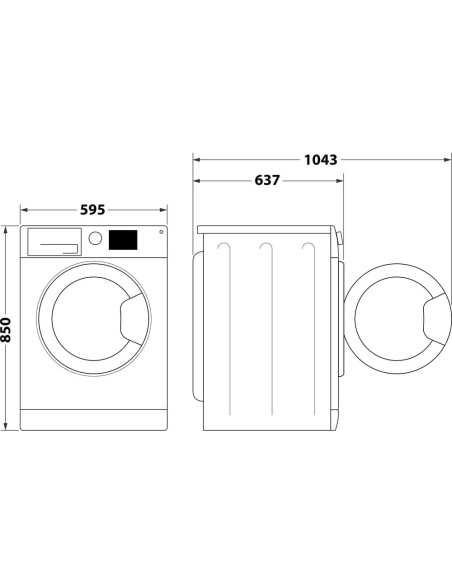 HOTPOINT_ARISTON NF97WKIT LVB A 9KG 1400G INVERTER IGIENE VAPORE