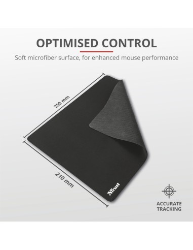 TRUST 24193 MOUSE PAD M - NERO