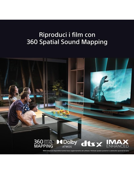 SONY HTA8000 SOUNDBAR 5.0.2 DOLBY ATMOS BT 5.2/WIFI 11 SPEAKER S.FIELD