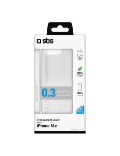 SBS TESKINIPSE25T IPHONE 16E COVER IN GOMMA TRASPARENTE 2