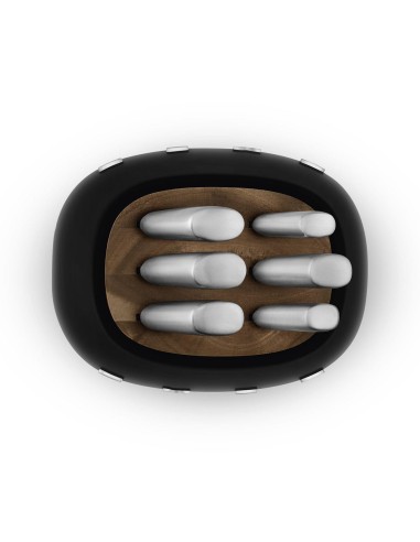 SMEG KBSF02BL CEPPO CON 6 COLTELLI NERO