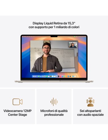 APPLE MC6K4T/A MACBOOK AIR 15" M4  10CPU 10GPU 24GB 512GB STARLIGHT