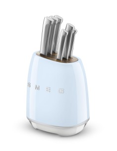 SMEG KBSF02PB CEPPO CON 6 COLTELLI AZZURRO 2