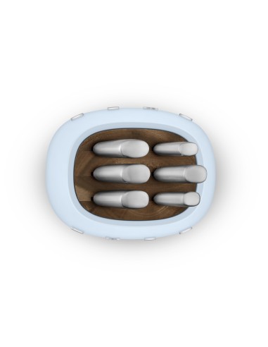 SMEG KBSF02PB CEPPO CON 6 COLTELLI AZZURRO