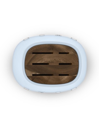 SMEG KBSF02PB CEPPO CON 6 COLTELLI AZZURRO