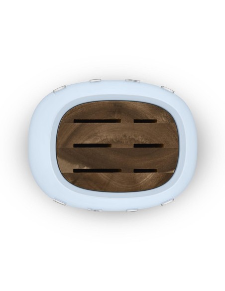 SMEG KBSF02PB CEPPO CON 6 COLTELLI AZZURRO