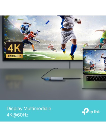 TPLINK UH5020C USB-C 5IN1 HUB 2USB/2USB-C/HDMI ADATTATORE MULTIPORTA