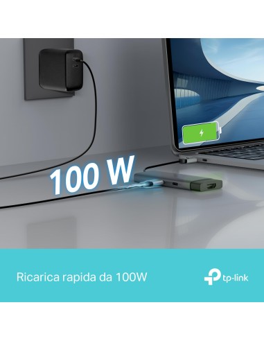TPLINK UH5020C USB-C 5IN1 HUB 2USB/2USB-C/HDMI ADATTATORE MULTIPORTA