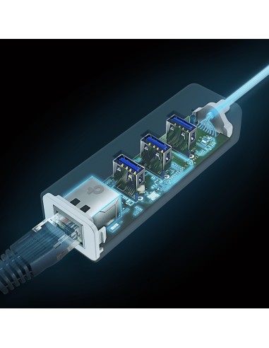 TPLINK UE330C USB-C 3.0 3USB/GIGABIT LAN ETHERNET ADATTATORE