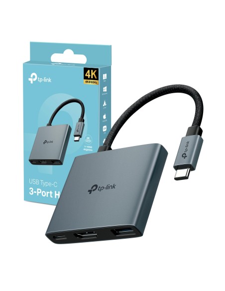 TPLINK UH3020C USB-C 3IN1 HUB USB/USB-C/HDMI ADATTATORE MULTIPORTA