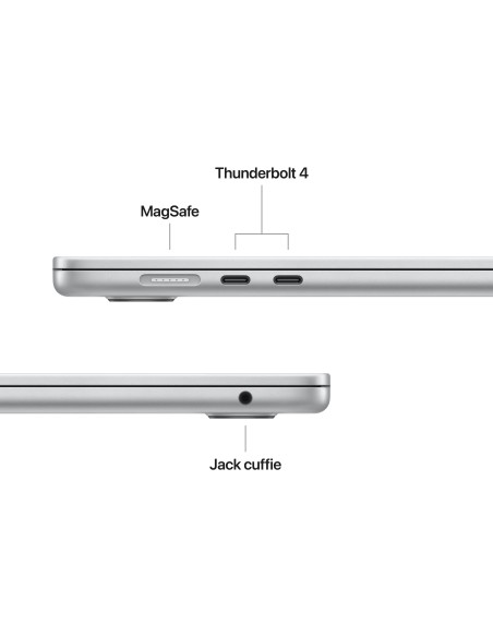 APPLE MW1H3T/A MACBOOK AIR 15" M4  10CPU 10GPU 16GB 512GB SILVER
