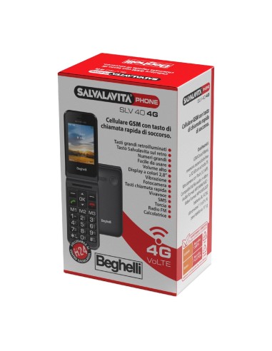 BEGHELLI SLV40 4G TASTO SOCCORSO   2,8" GRIGIO SCURO