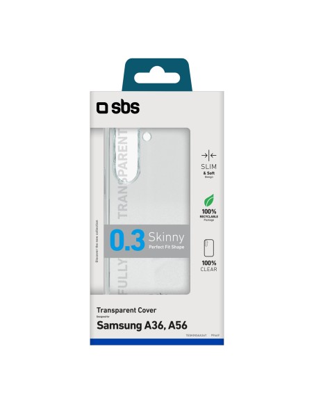 SBS TESKINSAA36T SAMSUNG A36 COVER MORBIDA TPU TRASPARENTE