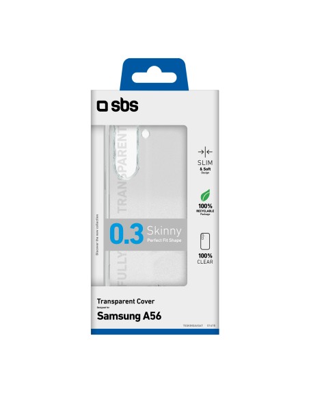 SBS TESKINSAA56T SAMSUNG A56 COVER MORBIDA TPU TRASPARENTE
