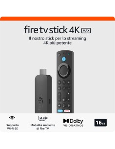 AMAZON FIRE TV STICK 4K MAX WIFI 6 3GEN STREAMING MEDIA PLAYER 2