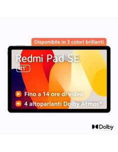 XIAOMI TABLET REDMI PAD SE 11"     4GB/128GB 2K GRAPHITE GRAY