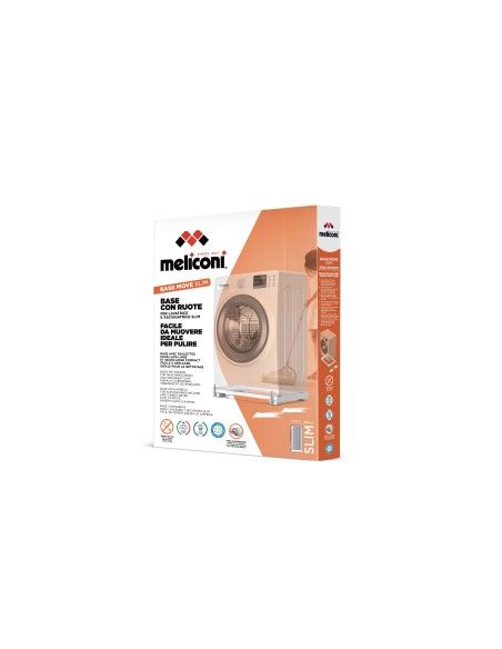 MELICONI BASE MOVE SLIM IN PLASTICA RICICLATA ANTIVIBRAZIONE RUOTE