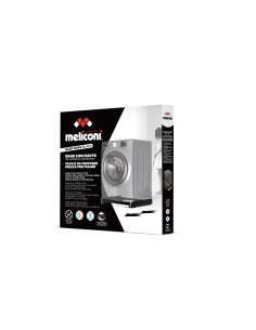 MELICONI BASE MOVE BLACK IN PLASTICA RICICLATA ANTIVIBRAZIONE RUOTE 2